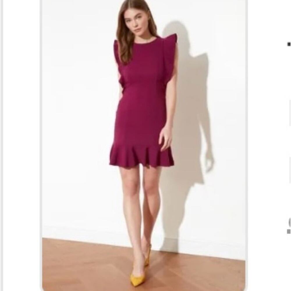 Purple Mini Dress, Size EU 42